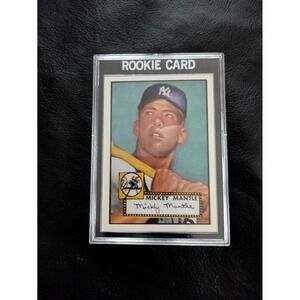 Mickey Mantle Rookie Card Reprint 1952 Baseball Card 1991 East Coast‎ National